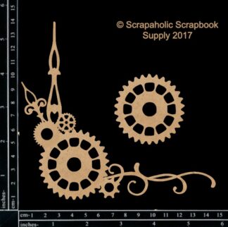 Steampunk Gear Clock – Scrapaholics Wholesale – Laser Cut