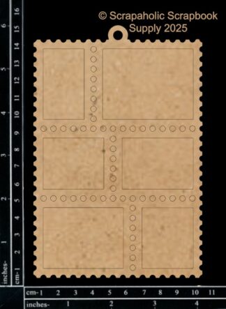 Large Stamp Sheet Shaker Tag