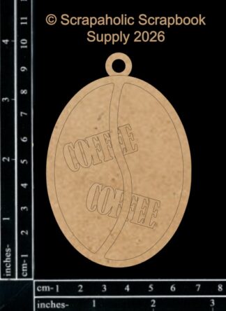 Coffee Bean Shaker Tag