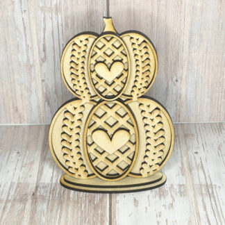 Stacked Sweater Pumpkin Stand
